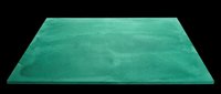 Emerald green trapezoid shape isolated on transparent background, ready for graphic design, t-shirt printing, clipart, stickers, sublimation and print-on-demand projects.