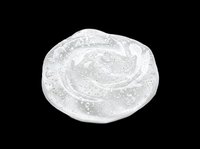 Clear plastic dome lid with hinged closure, isolated on transparent background. Ready for packaging design, product mockups, print-on-demand, and commercial use applications.