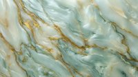 Elegant green and white marble texture with golden veins, featuring smooth swirling patterns for luxury backgrounds, interior design, and surface decor.