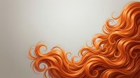 Flowing orange and golden swirling waves with liquid motion effect on neutral background, suitable for web design, presentations, and creative projects.