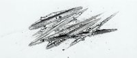 Abstract charcoal pencil strokes on white paper creating dynamic diagonal lines with artistic texture for creative design projects and backgrounds.