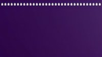 Ghost icons arranged in a repeating border pattern on deep purple background, isolated and ready for website headers, social media graphics, and seasonal design projects.