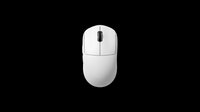 White wireless computer mouse isolated on transparent background, ready for T-shirt design, stickers, clipart, print on demand, and sublimation projects.