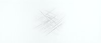 Abstract minimalist line art with intersecting diagonal strokes creating geometric pattern on white background for modern design projects.