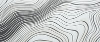 Abstract flowing lines create dynamic wave patterns in monochrome design. Modern minimalist artwork with curved stripes for contemporary decor and branding projects.