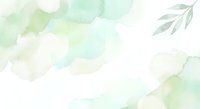 Soft watercolor background with delicate green washes and botanical elements for spring designs, wedding invitations, and feminine branding projects.