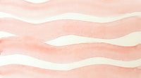 Soft pink watercolor waves flowing horizontally across white background creating gentle abstract pattern for feminine designs and decorative projects.