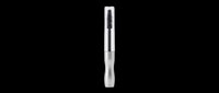 Mascara brush wand with spiral bristles isolated on transparent background, ready for beauty cosmetics design, makeup tutorials, product mockups, and print-on-demand applications.