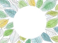 Watercolor leaves frame with white copy space center for text or logo design. Natural botanical border with green foliage elements on transparent background.