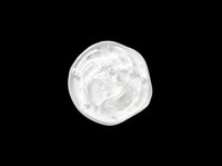 Clear cosmetic gel smear with bubbles, isolated on transparent background. Ready for skincare, beauty product ads, stickers, print on demand, and T-shirt design use.
