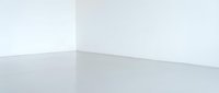 Empty white room corner with glossy floor and walls creating clean minimalist interior space for product placement and design mockups.