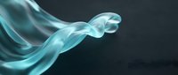 Flowing turquoise liquid wave with smooth, ethereal motion against dark background, suitable for abstract backgrounds, technology, and modern design projects.