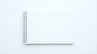 Open spiral-bound notebook with blank grid paper pages ready for writing, sketching, planning and note-taking on clean white background.