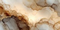 Abstract watercolor background with flowing organic shapes in warm earth tones of beige, brown and cream creating elegant natural texture for modern design projects.