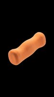 Orange dog chew toy isolated on transparent background, ready for pet product design, t-shirt graphics, clipart, stickers, and print-on-demand merchandise.
