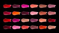 Lipstick swatches in assorted shades isolated on transparent background, ready for cosmetics design, print-on-demand products, packaging mockups, and digital beauty graphics.