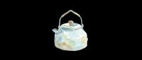 Watercolor teapot clipart isolated on transparent background, ready for t-shirt design, stickers, print on demand, sublimation, and digital crafts.