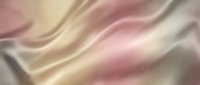 Soft flowing silk fabric with blended pink, cream, and gray tones creating an elegant abstract wave pattern. Suitable for backgrounds, textile design, and luxury branding projects.