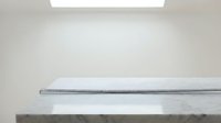 Empty white modern interior room with clean walls and ceiling light for architectural visualization and design projects.