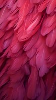Vibrant pink feathers creating a luxurious textural background, suitable for fashion, beauty, or abstract design projects.