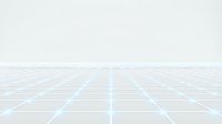 Perspective grid with vanishing point receding into distance, featuring geometric lines and light cyan accents on neutral background, suitable for technology and digital design projects.