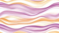 Smooth flowing waves in soft pink, purple, and golden yellow tones create an elegant abstract background. Suitable for web design, presentations, and digital marketing materials.