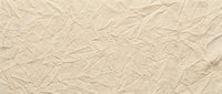 Crumpled beige fabric texture with natural wrinkles and folds, suitable for backgrounds, textile design, and packaging mockups.