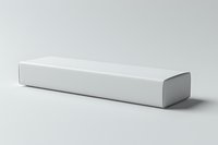 Blank white rectangular box isolated on neutral background, ready for custom branding, packaging design, and product mockup applications.