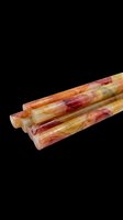 Raw rhubarb stalks with natural red and green coloring, isolated on transparent background. Ready for culinary, food design, recipe graphics, print-on-demand products, and kitchen-themed designs.