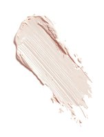 Creamy beige foundation or concealer smear texture on white background, showing cosmetic product consistency and coverage for makeup and beauty industry use.