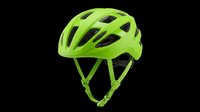 Bright neon green bicycle safety helmet isolated on transparent background, ready for t-shirt design, clipart, stickers, print-on-demand products and sublimation projects.