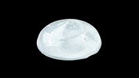 Clear cosmetic gel drop isolated on transparent background, ready for skincare, beauty product design, stickers, print on demand, and T-shirt sublimation use.