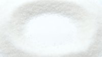 White granulated sugar isolated on white background, ready for design use on packaging, culinary content, baking materials, food photography, and commercial applications.