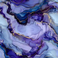 Luxury abstract fluid art background with purple and blue marble effect and gold veining. Perfect for modern interior design, packaging, and digital wallpaper.
