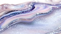 Abstract fluid art with flowing purple, pink, and silver waves creating a dreamy marbled effect. Shimmering texture ideal for luxury backgrounds.