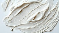 White cream cosmetic texture with smooth wavy strokes on light background, luxury skincare product smear pattern for beauty and cosmetics industry.