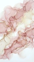 Abstract watercolor background with flowing pink and gold ink patterns creating organic fluid texture for modern design projects.