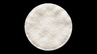 Soft white circular powder or flour isolated on transparent background, ready for design use on t-shirts, clipart, stickers, print-on-demand products and sublimation projects.