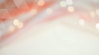 Soft coral pink geometric background with warm bokeh lights and translucent triangular shapes creating elegant overlay effect for presentations and designs.