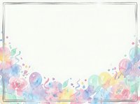 Watercolor floral border frame with pastel flowers and leaves on white background, isolated design element for invitations and greeting cards.