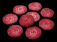Sliced beetroot rounds isolated on transparent background, ready for stickers, print on demand, sublimation, T-shirt design, and food clipart use.