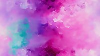 Vibrant abstract watercolor background with flowing magenta, purple, and cyan ink blending into soft gradients, ideal for creative design projects.