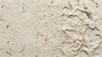 Rough textured beige stucco wall surface with natural cracks and weathered patterns for construction and architectural design backgrounds.