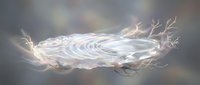 Magical swirling portal with ethereal energy streams and mystical light effects for fantasy gaming and digital art projects.