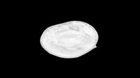 Clear plastic dome lid for food containers, isolated on transparent background. Ready for packaging design, product mockups, print-on-demand, and commercial use applications.