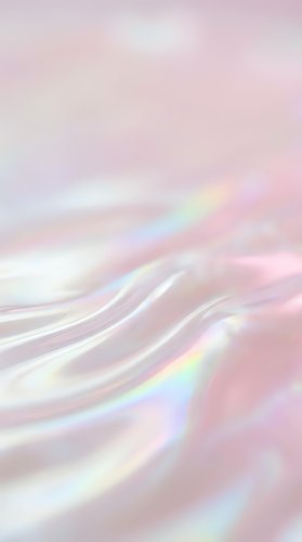 Holographic iridescent fabric with rainbow reflections and soft pastel colors creating dreamy ethereal texture for modern design projects.