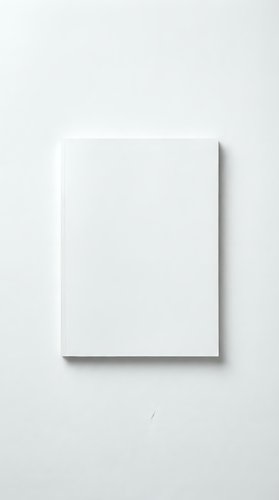 Blank white paper sheet on textured background with soft shadow for mockup design and branding projects.