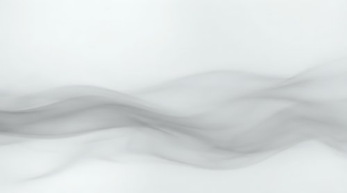 Abstract gray waves flowing smoothly across white background creating elegant minimalist pattern for modern design projects and presentations.