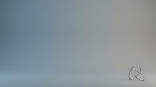 Minimalist abstract gradient background transitioning from blue to beige with subtle geometric line art in corner for modern design projects.