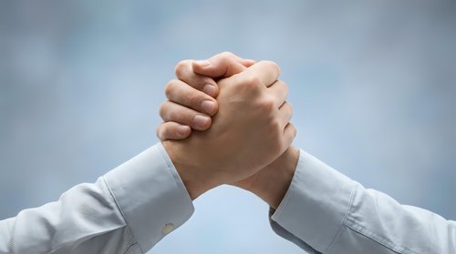 Business handshake partnership agreement cooperation teamwork professional meeting deal success collaboration unity strength trust corporate.